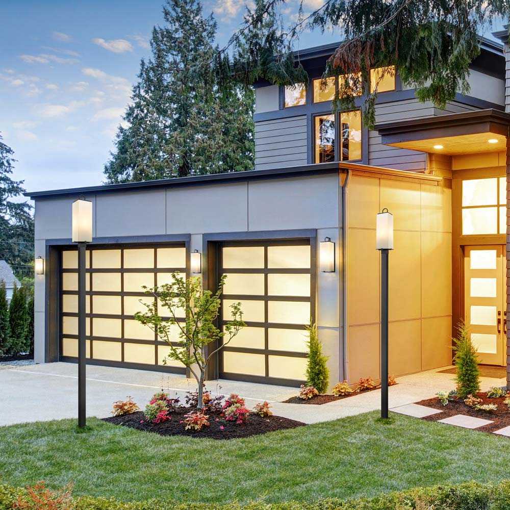 Sana 536P Outdoor Post Light in Outside Area.