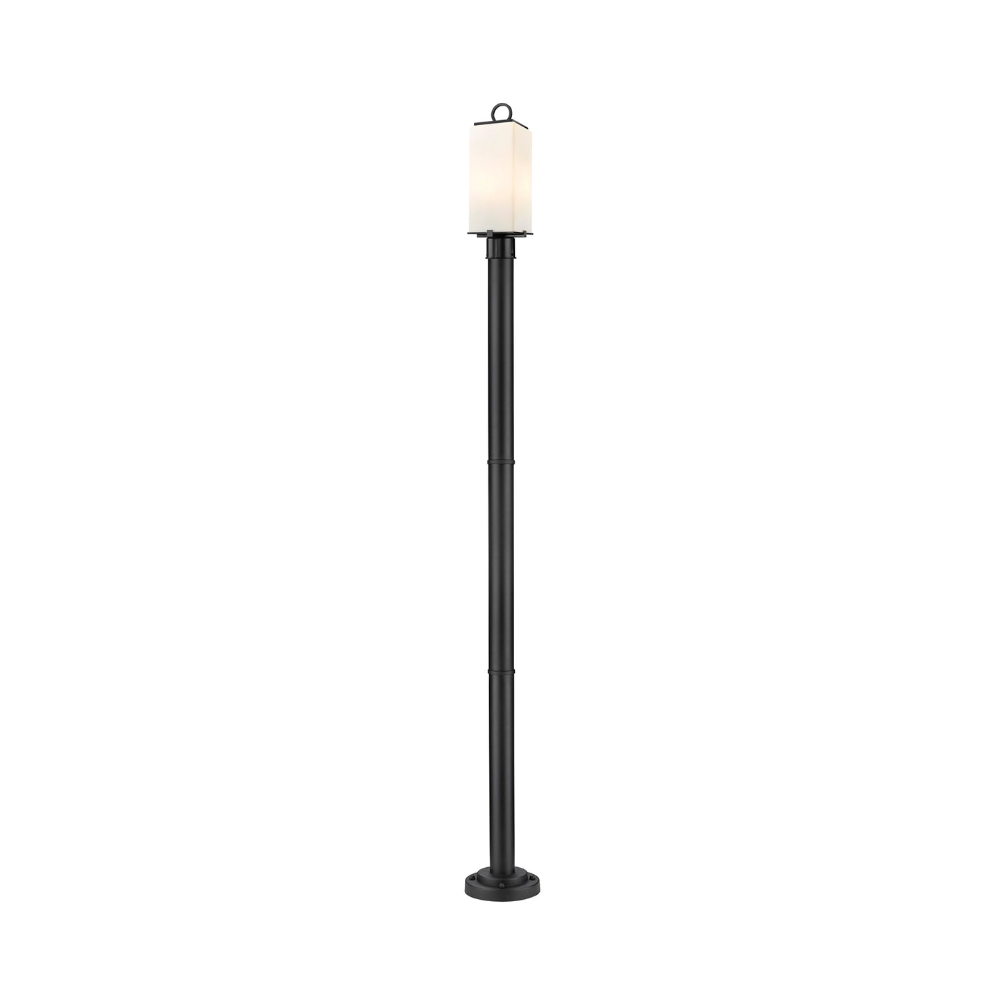 Sana 567P Outdoor Post Light in White Opal (94.13-Inch).
