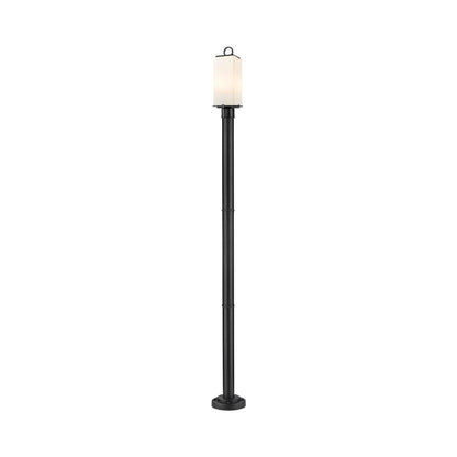 Sana 567P Outdoor Post Light in White Opal (94.13-Inch).