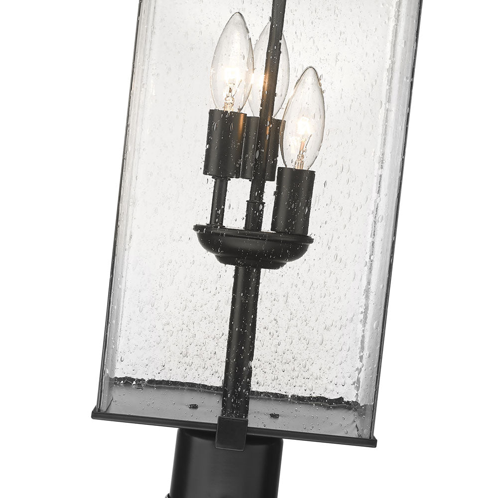 Sana Outdoor Post Light in Detail.