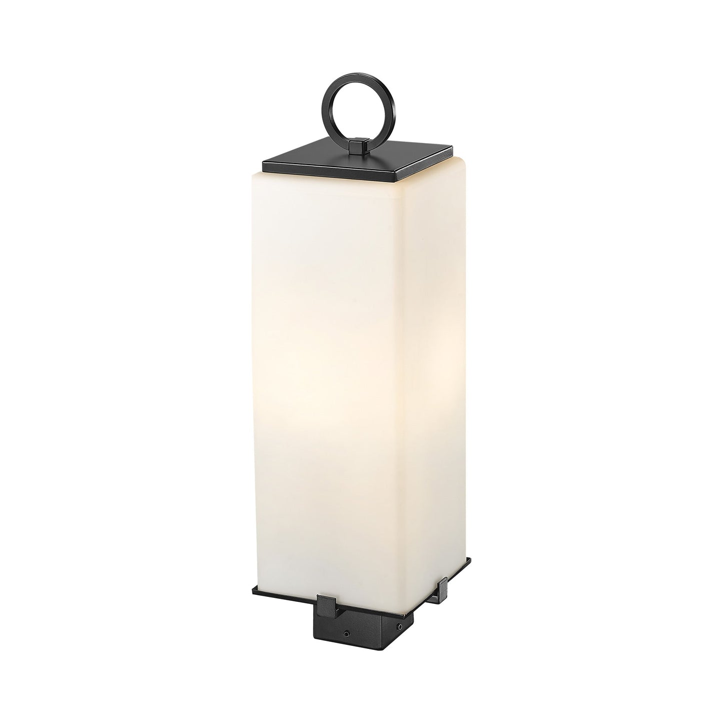 Sana Outdoor Square Post Light in Detail.