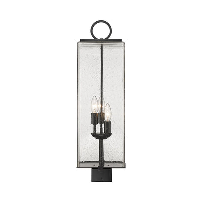 Sana Outdoor Square Post Light in Detail.