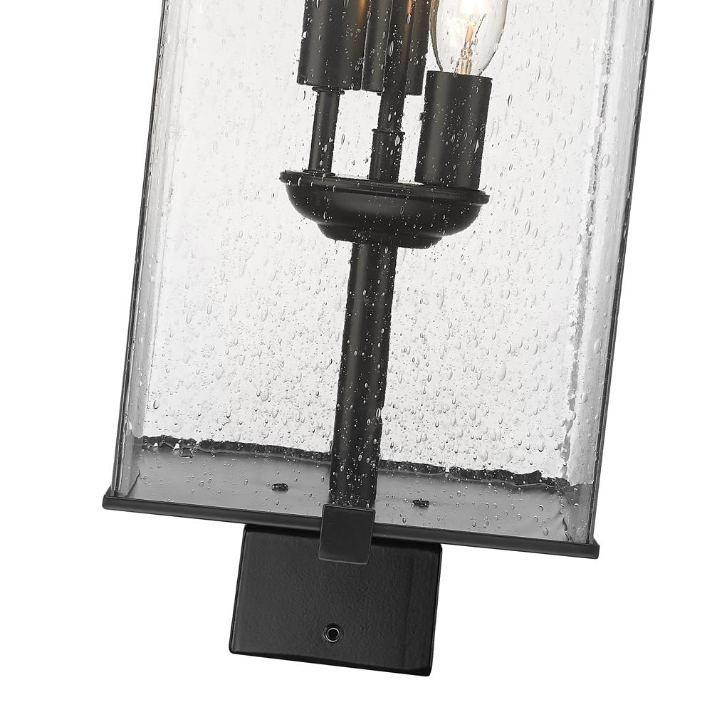 Sana Outdoor Square Post Light in Detail.