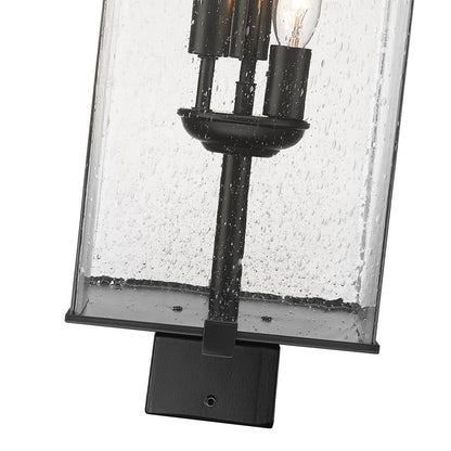 Sana Outdoor Square Post Light in Detail.