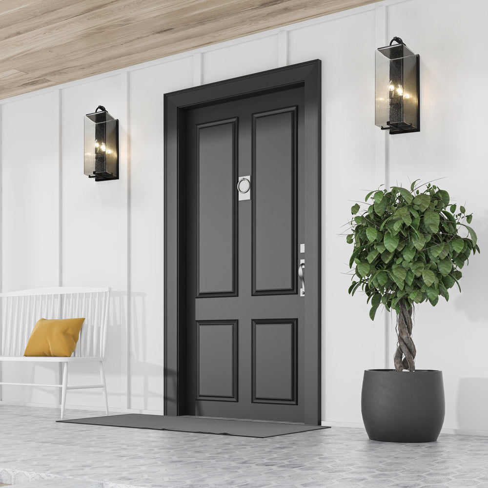 Sana Outdoor Wall Light in Outside Area.