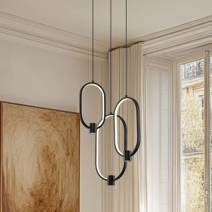 Saros LED Chandelier in Detail.