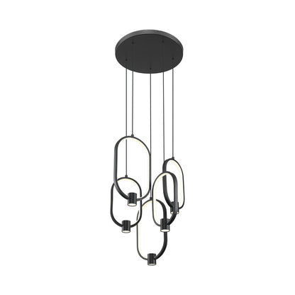 Saros LED Chandelier in Detail.