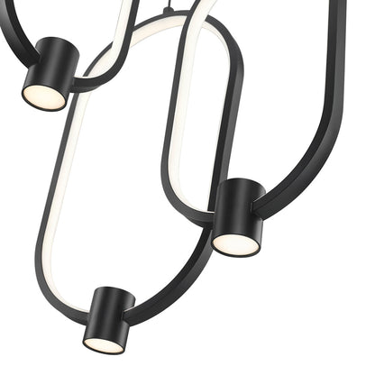 Saros LED Chandelier in Detail.