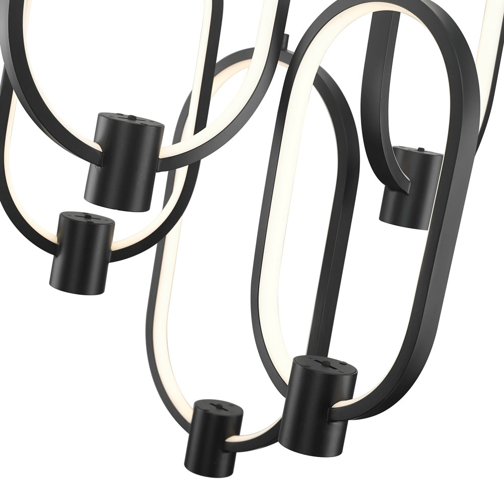 Saros LED Chandelier in Detail.
