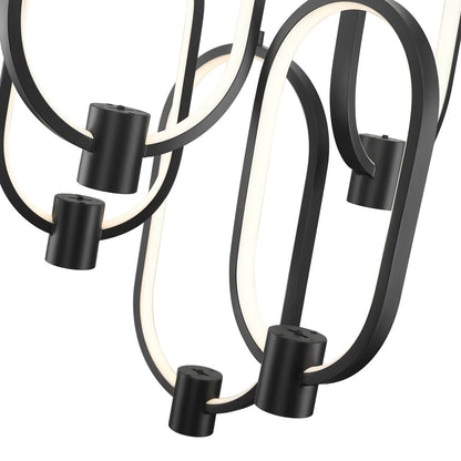 Saros LED Chandelier in Detail.