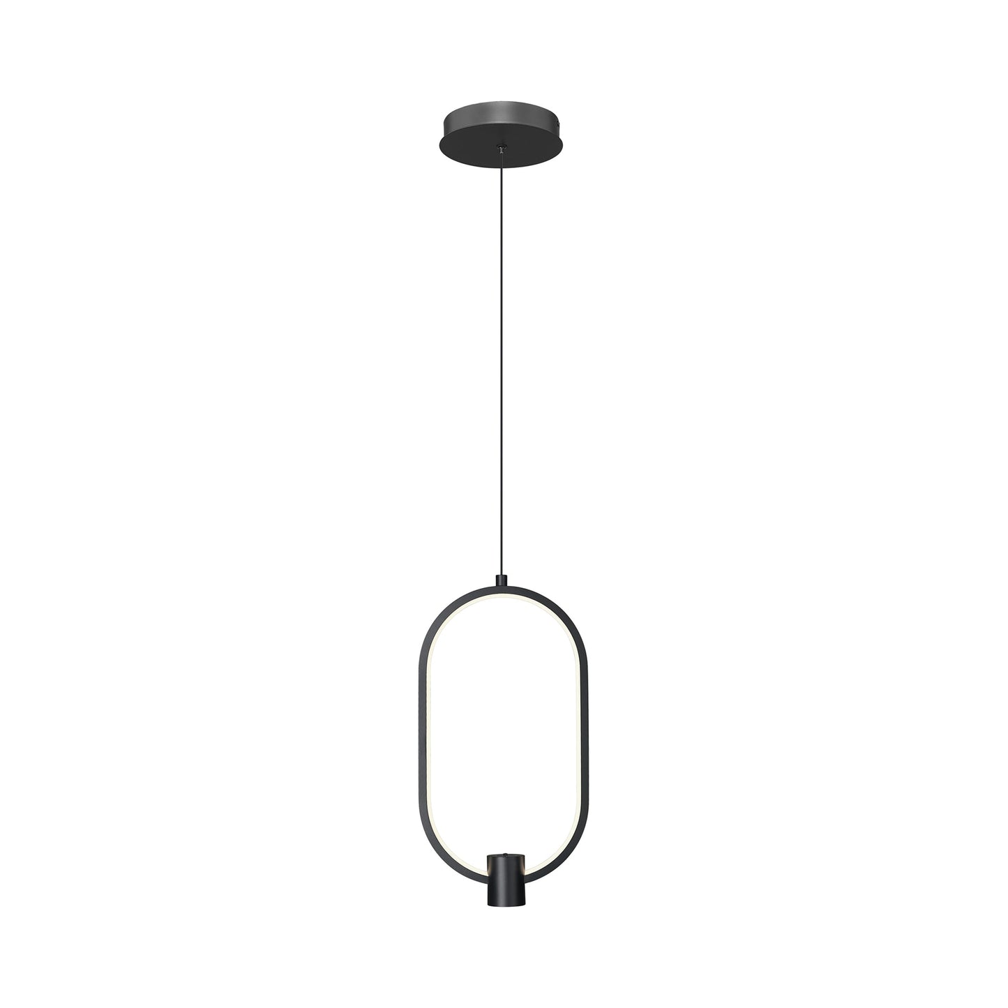 Saros LED Pendant Light (8.63-Inch).