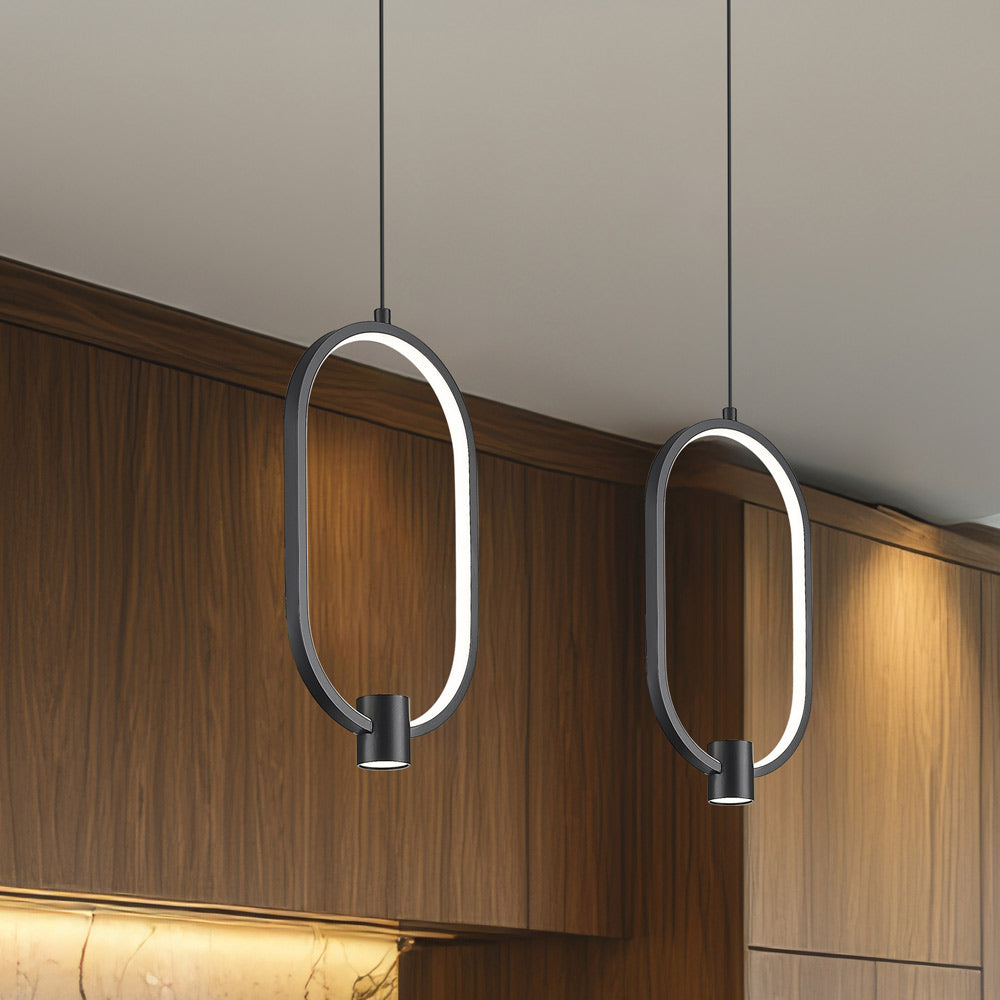 Saros LED Pendant Light in Detail.