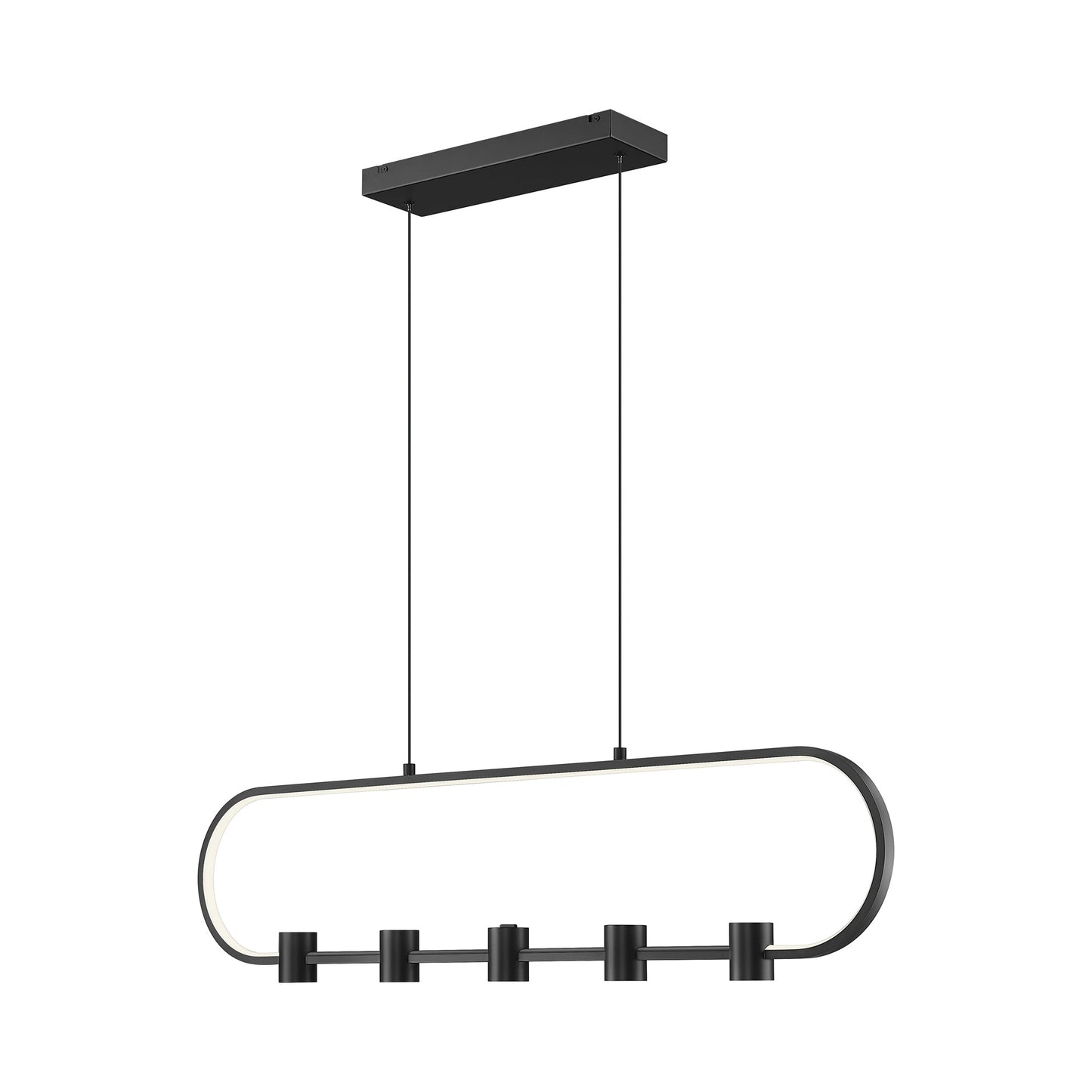 Saros Linear LED Chandelier (42-Inch).