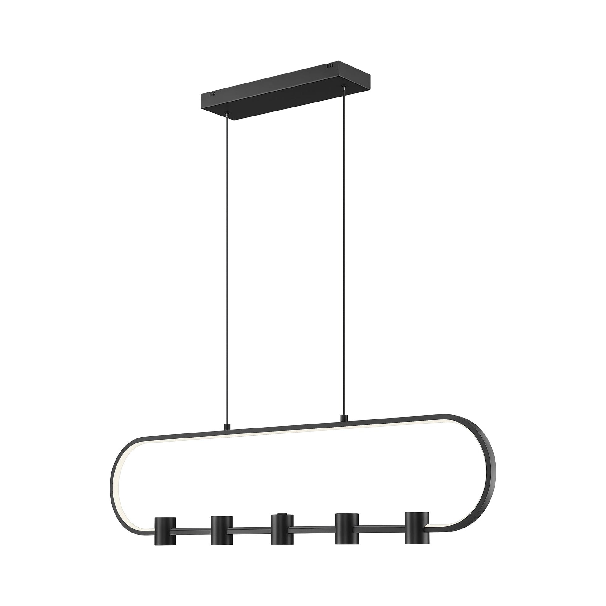 Saros Linear LED Chandelier (42-Inch).