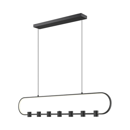 Saros Linear LED Chandelier (54-Inch).