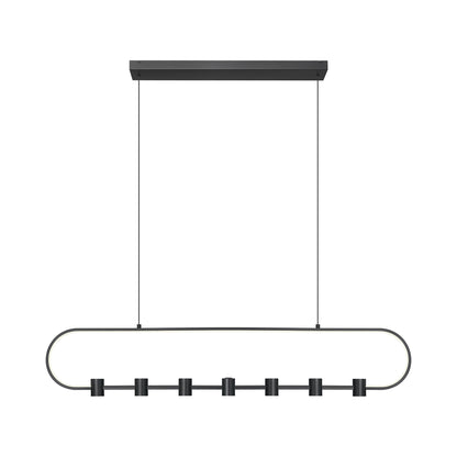 Saros Linear LED Chandelier in Detail.