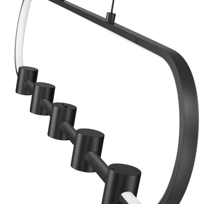 Saros Linear LED Chandelier in Detail.