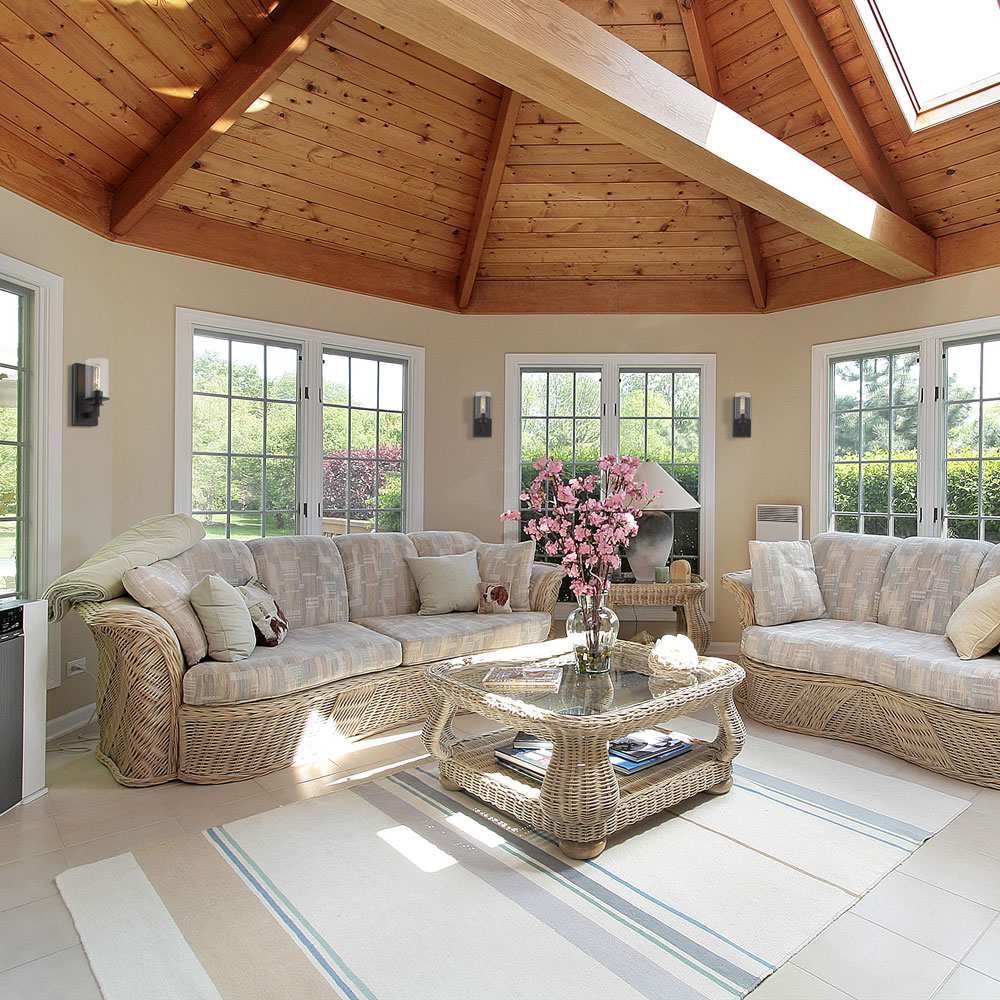 Savannah Bath Wall Light in living room.