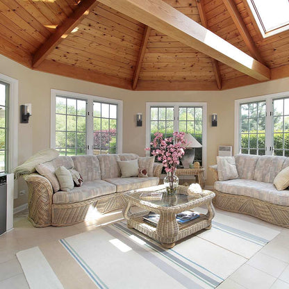 Savannah Bath Wall Light in living room.