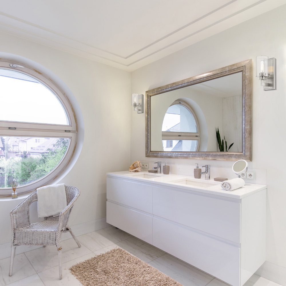 Savannah Bath Wall Light in bathroom.