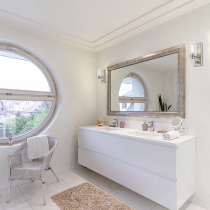 Savannah Bath Wall Light in bathroom.