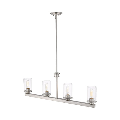 Savannah Linear Chandelier in Detail.