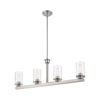 Savannah Linear Chandelier in Detail.