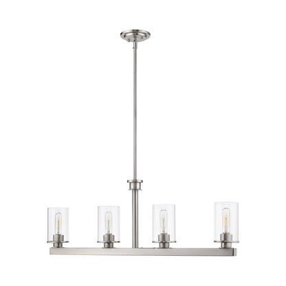 Savannah Linear Chandelier in Detail.