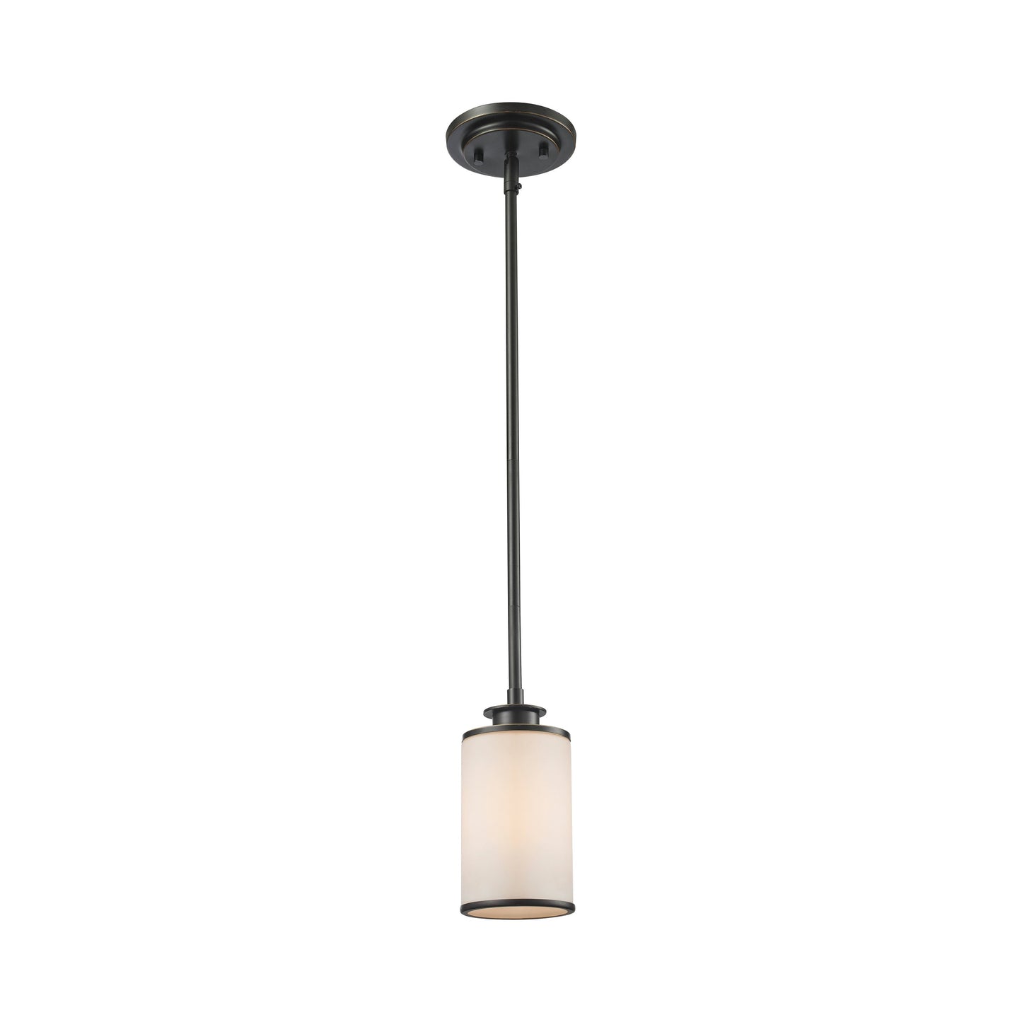 Savannah Pendant Light in Olde Bronze (Matte Opal).