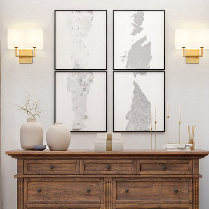 Saxon Double Arm Wall Light in living room.