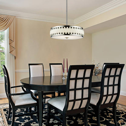 Sevier LED Pendant Light in dinning room.