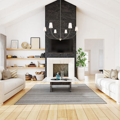 Shannon Chandelier in living room.