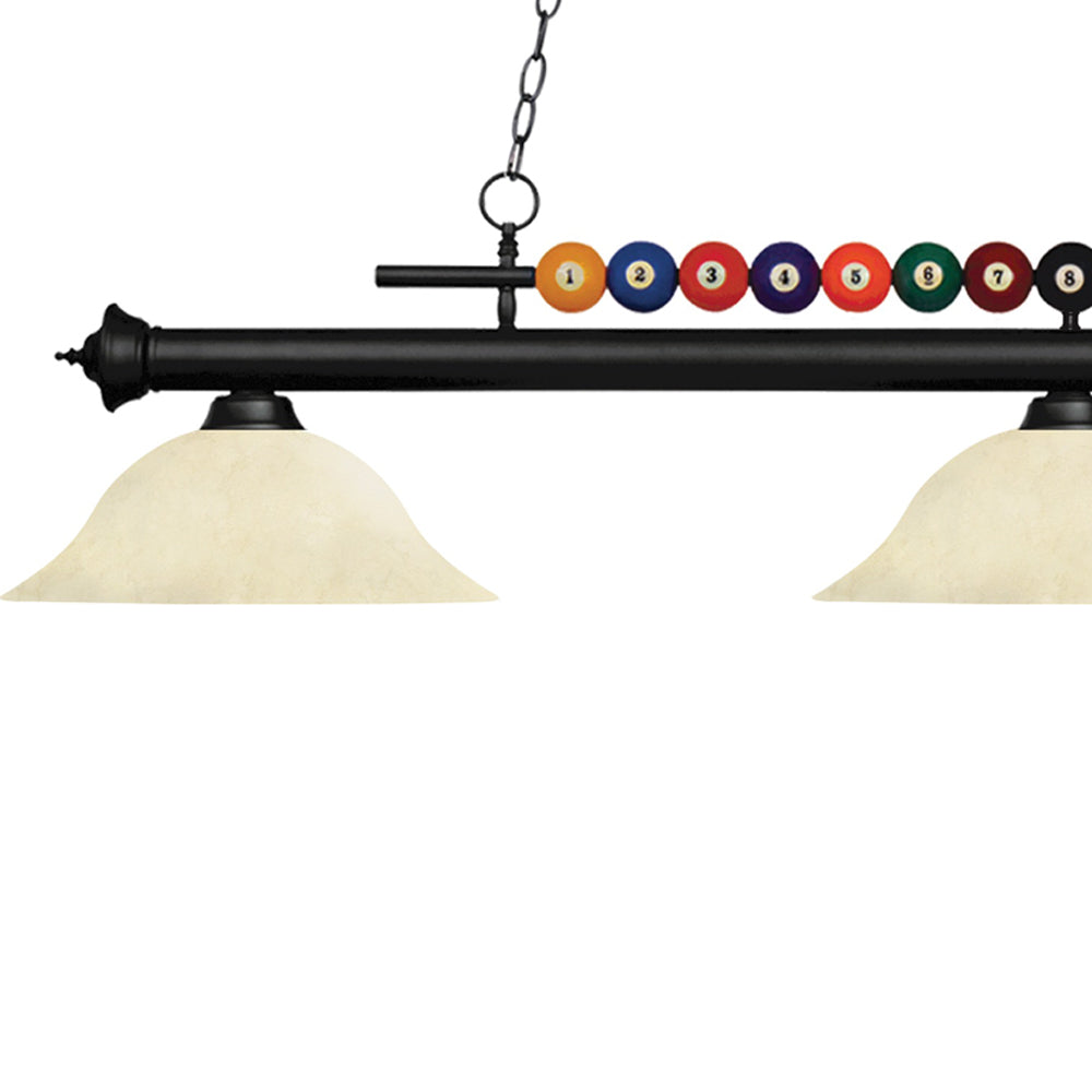 Shark Bowl Billiard Pendant Light in Detail.