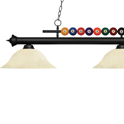 Shark Bowl Billiard Pendant Light in Detail.
