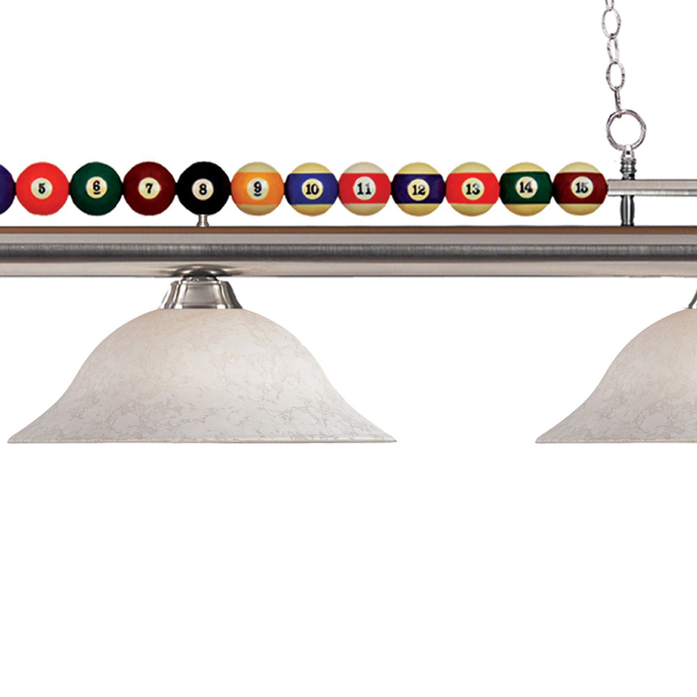 Shark Bowl Billiard Pendant Light in Detail.