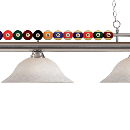 Shark Bowl Billiard Pendant Light in Detail.