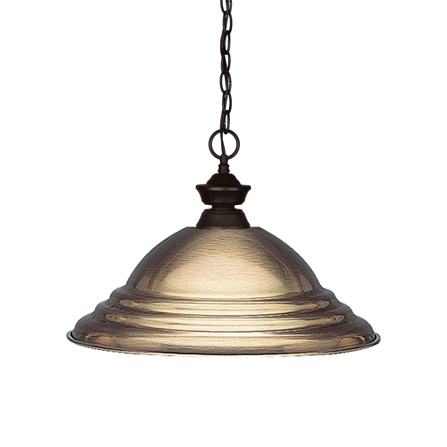 Shark Pendant Light in Antique Bronze.