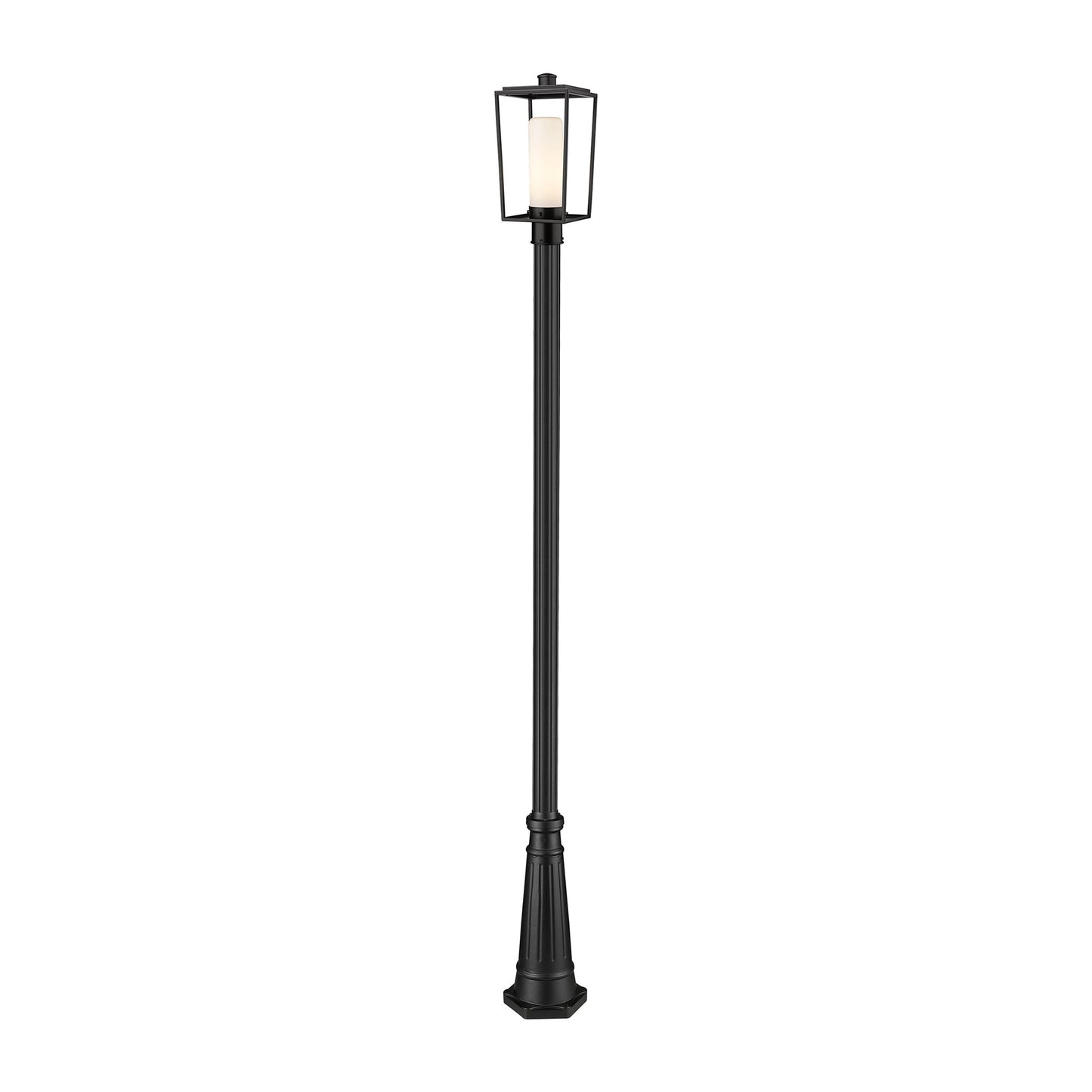 Sheridan 519P Outdoor Post Light in White Opal (111.25-Inch).