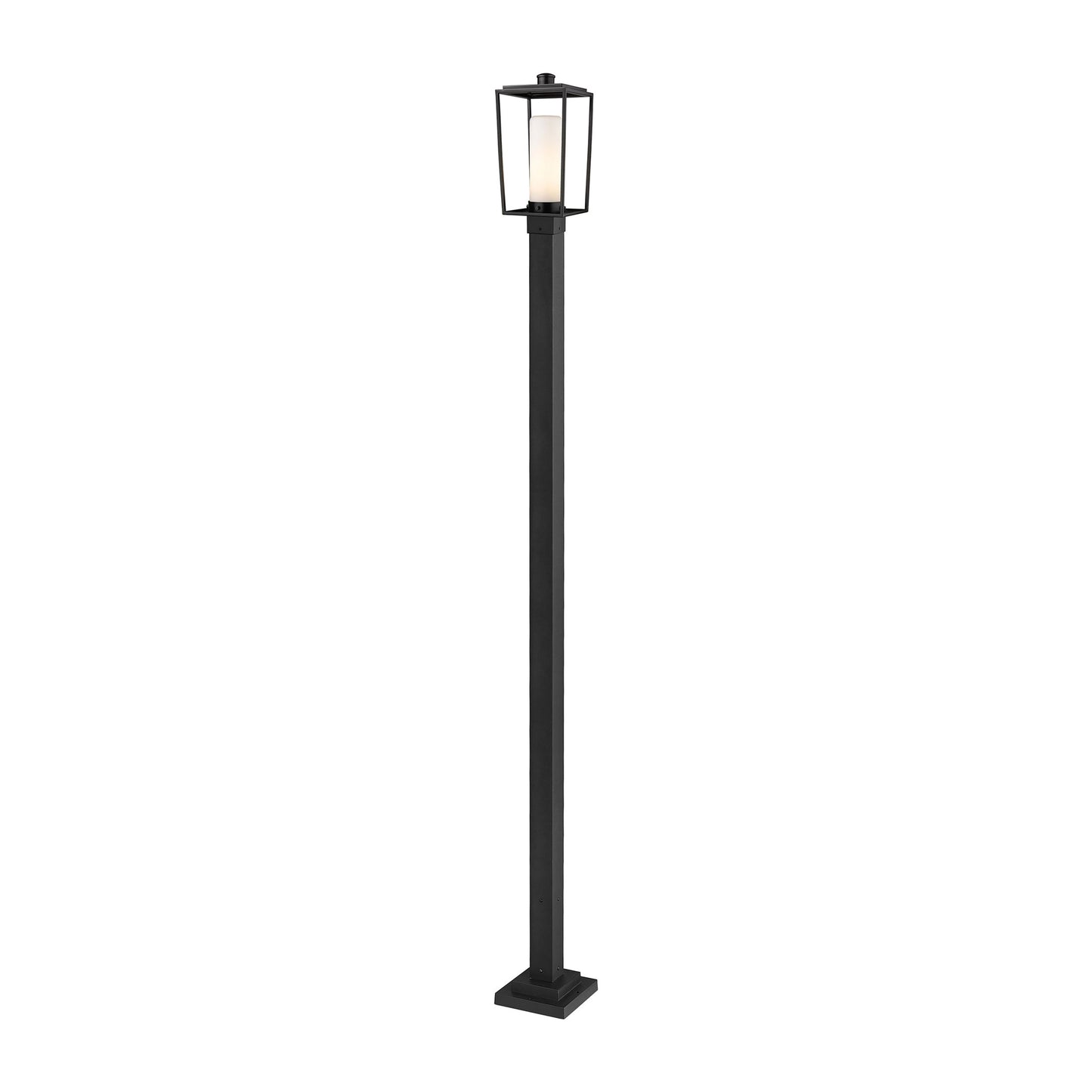 Sheridan 536P Outdoor Post Light in White Opal (112.25-Inch).