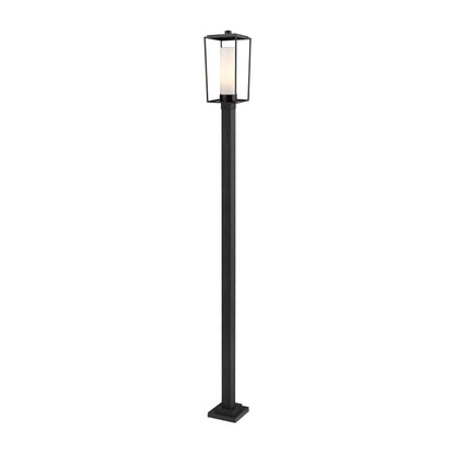 Sheridan 536P Outdoor Post Light in White Opal (117.5-Inch).