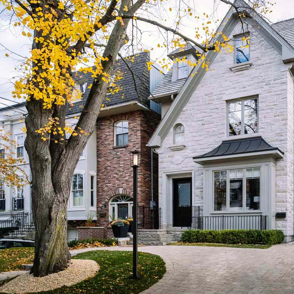 Sheridan 536P Outdoor Post Light in Outside Area.