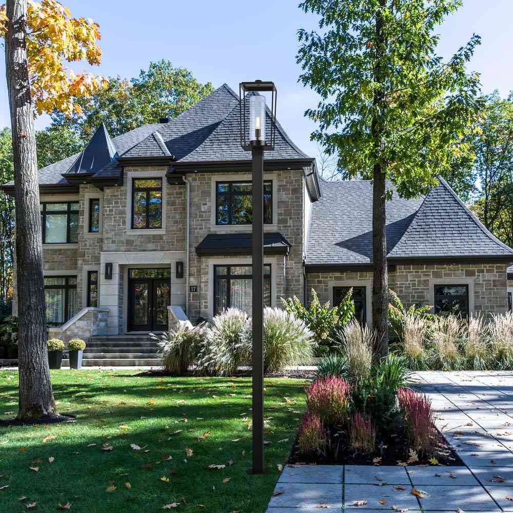 Sheridan 536P Outdoor Post Light in Outside Area.