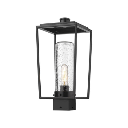 Sheridan Outdoor Square Post Light in Seedy (17.13-Inch).