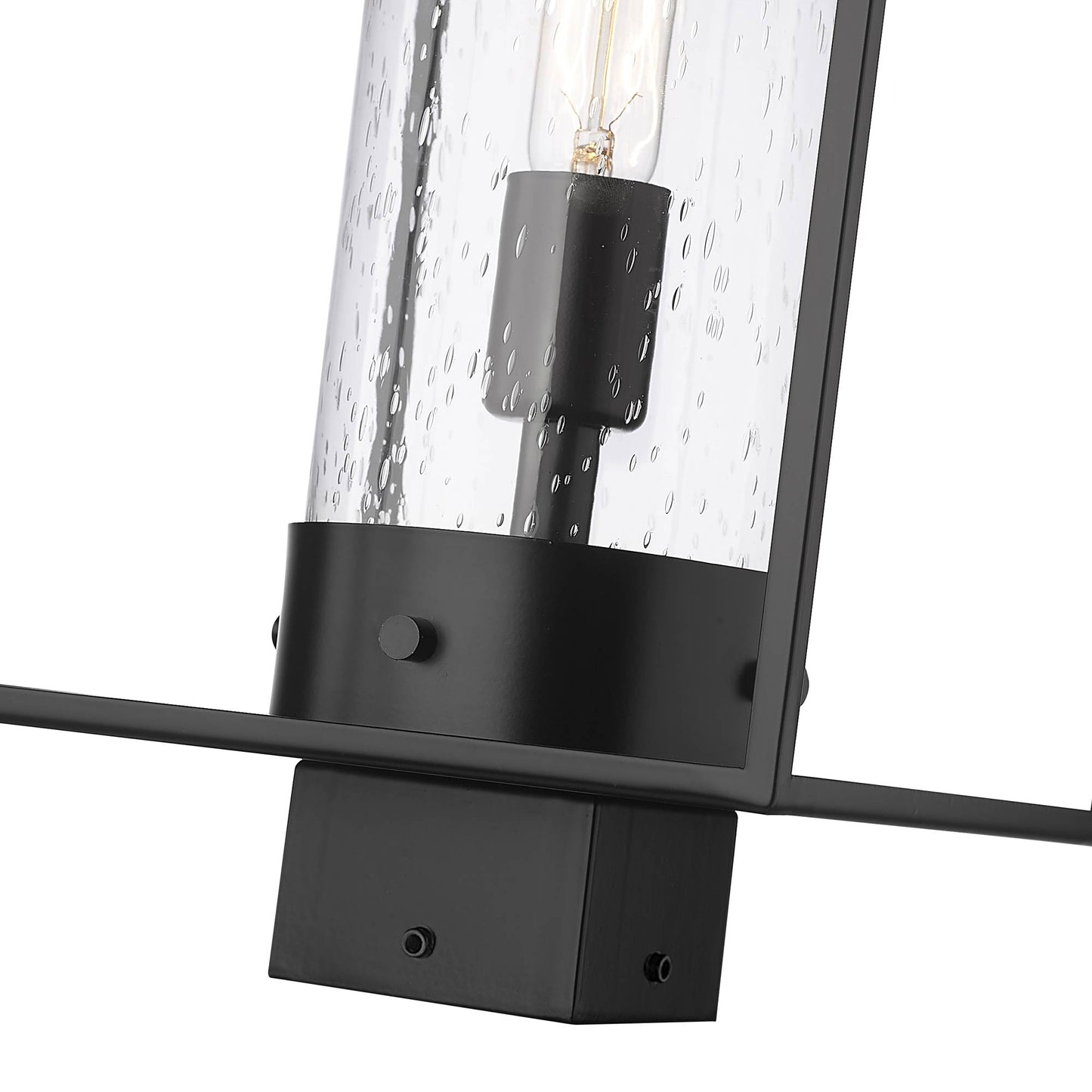 Sheridan Outdoor Square Post Light in Detail.