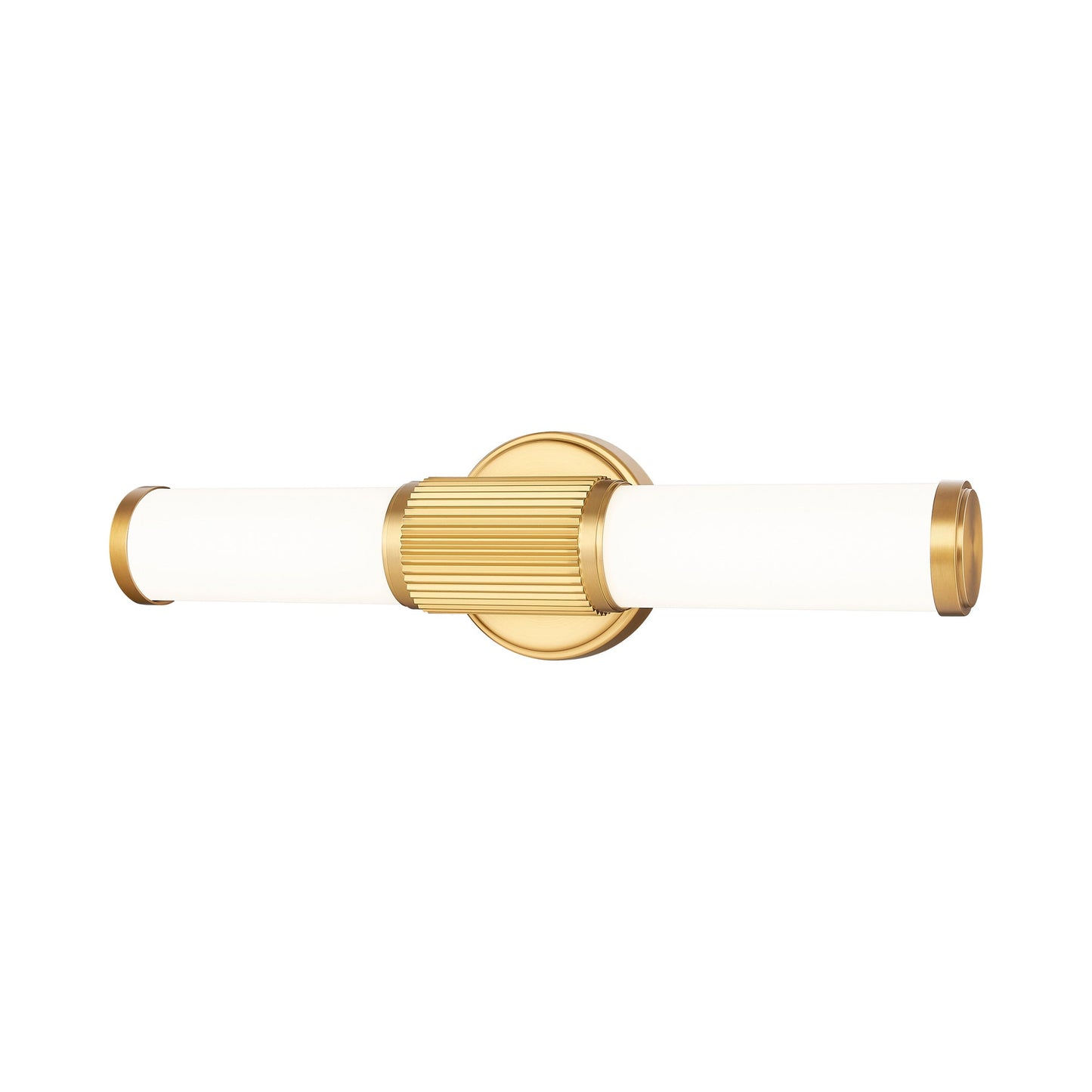 Solange LED Bath Vanity Light in Modern Gold (18.5-Inch).