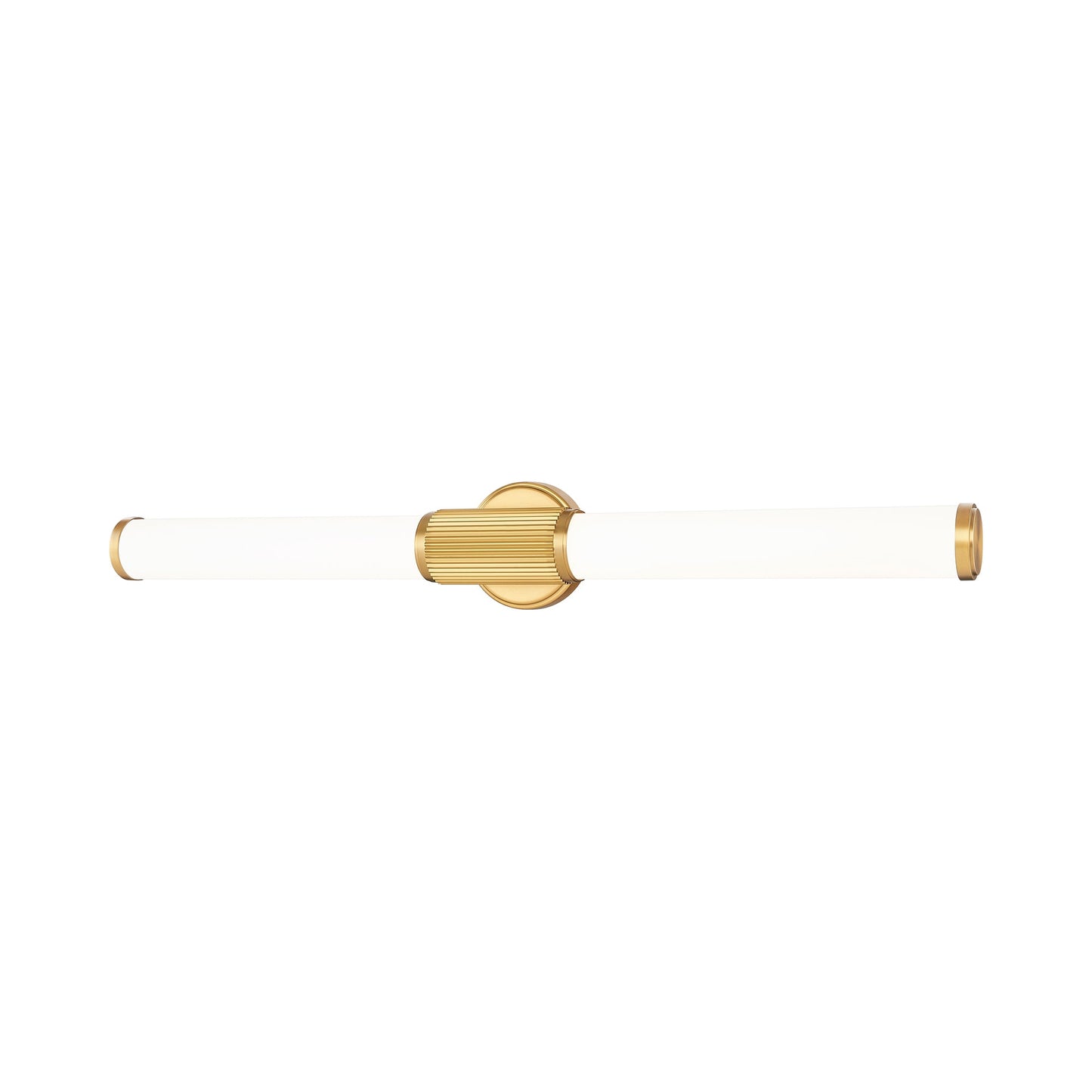 Solange LED Bath Vanity Light in Modern Gold (32.5-Inch).