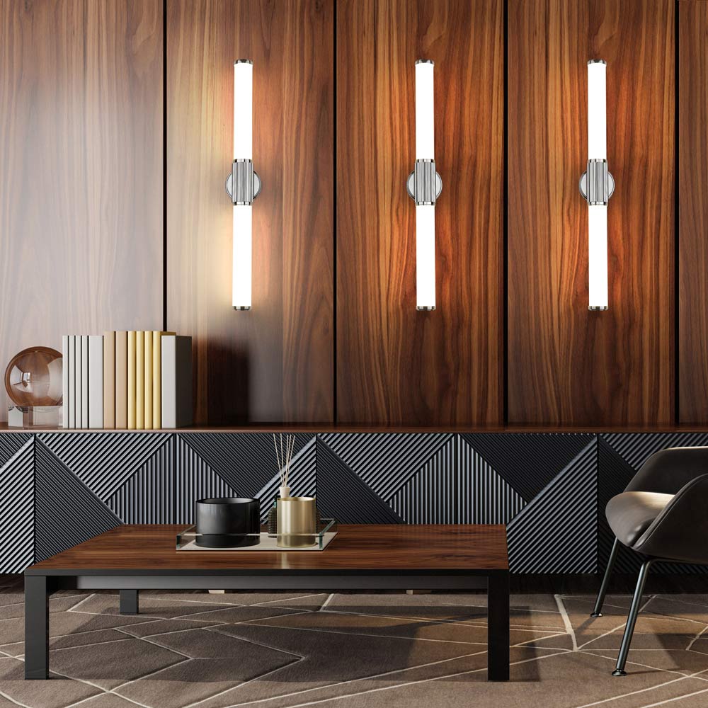 Solange LED Bath Vanity Light in living room.