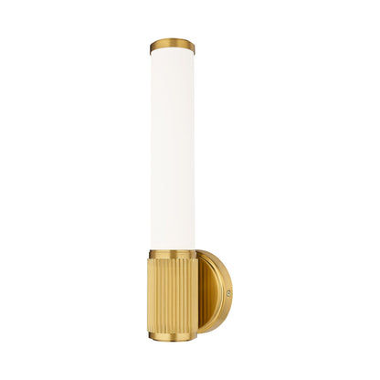 Solange LED Wall Light in Modern Gold.