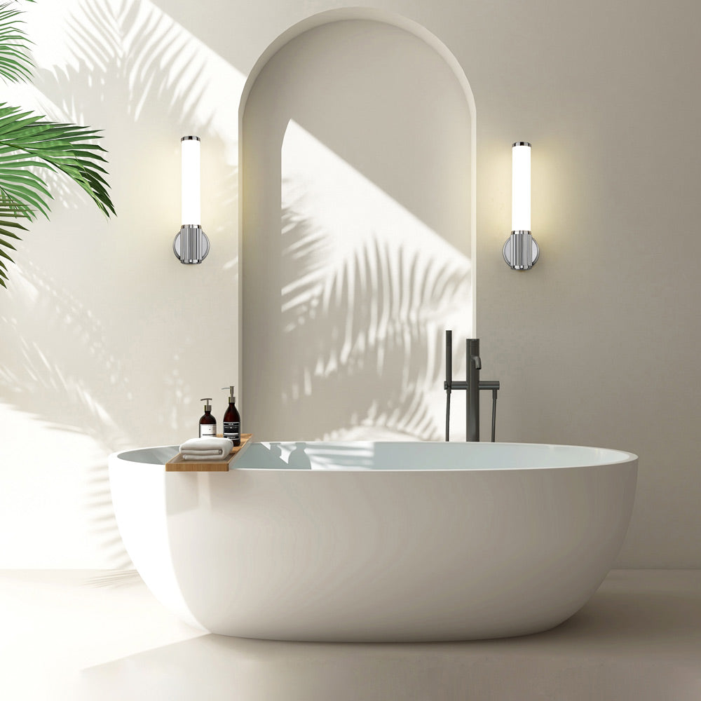 Solange LED Wall Light in bathroom.