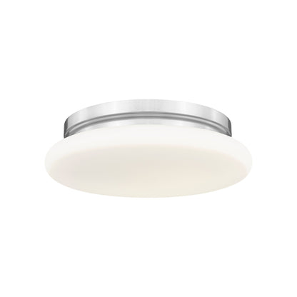 Soleil LED Flush Mount Ceiling Light in Brushed Nickel (12-Inch).